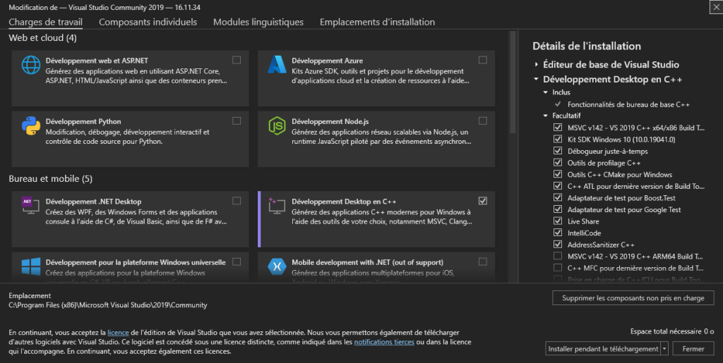 Image - Installation Microsoft Visual Studio 2019